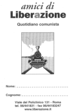Tessera Amici di Liberazione